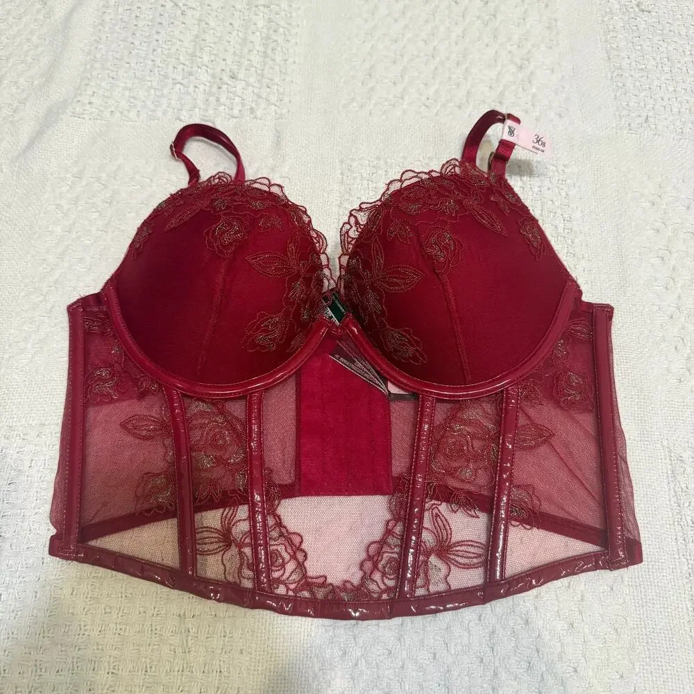 Victoria's Secret 36B Very Sexy Midnight Affair push-up corset BC 3181